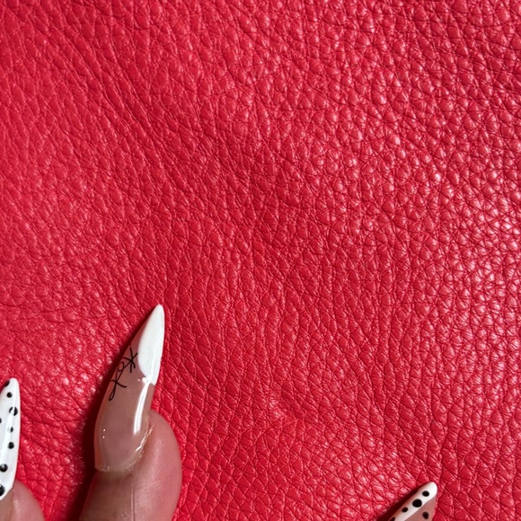 Red Leather Coach Crossbody Bag - Picture 4 of 7